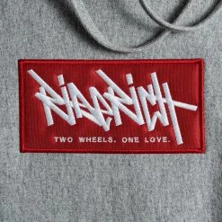 Ride Rich RR Tag Embroidered Box Pullover Hoodie {Heather Grey} New Arrivals