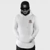 Ride Rich Premium Collection RR Filigree & Flowers Scoop Pullover Hoodie {White}