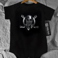 Ride Rich Baby Bodysuits Chrome & Bones Bodysuit