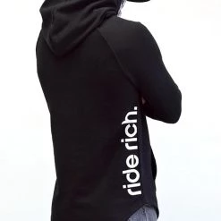 Ride Rich Emblem Scoop Pullover Hoodie Premium Collection