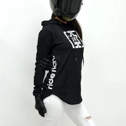 Ride Rich Emblem Scoop Pullover Hoodie Premium Collection