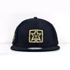 Ride Rich Emblem Snapback/Strapback {Gold On Black} Accessories