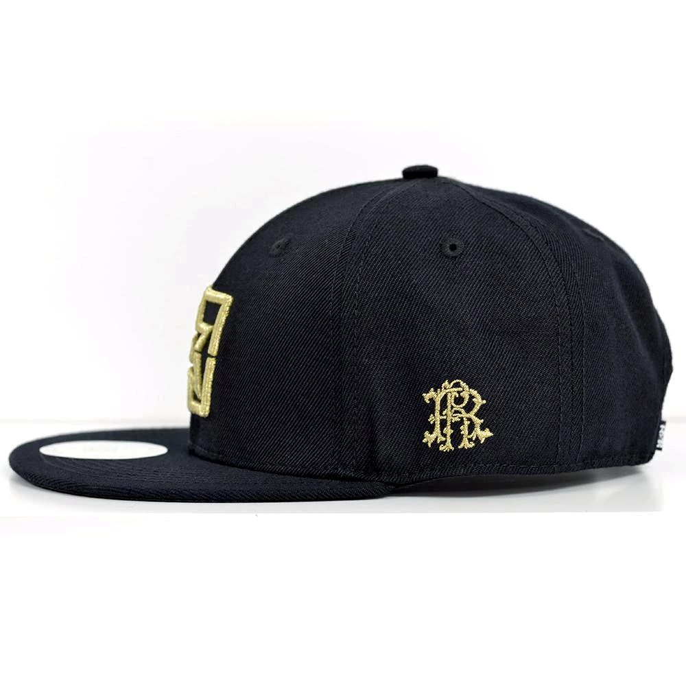 Ride Rich Emblem Snapback/Strapback {Gold On Black} Accessories 7 Ride Rich Emblem Snapback/Strapback {Gold On Black} Accessories