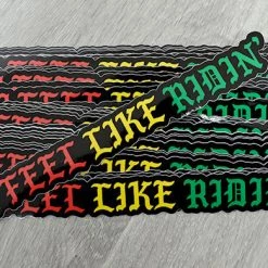 Ride Rich Vinyl Decals & Stickers All Day Every Day Vinyl Sticker {Strip}