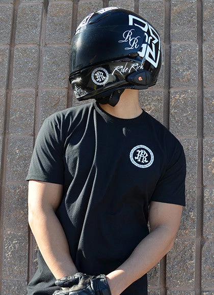 Ride Rich Clothing RR Filigree & Chains Tee {Black} 6 Ride Rich Clothing RR Filigree & Chains Tee {Black}
