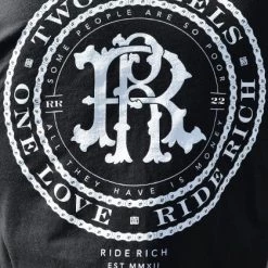 Ride Rich Clothing RR Filigree & Chains Tee {Black} 13 Ride Rich Clothing RR Filigree & Chains Tee {Black}