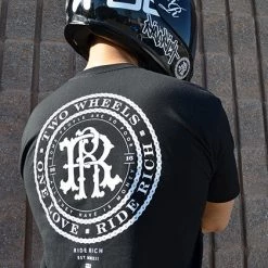 Ride Rich Clothing RR Filigree & Chains Tee {Black} 12 Ride Rich Clothing RR Filigree & Chains Tee {Black}