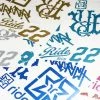 Ride Rich Helmet Glitter Vinyl Decal Kit Vinyl Decals & Stickers