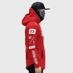 Ride Rich RR GP Scoop Pullover Hoodie {Red}