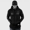 Ride Rich RR GP Scoop Pullover Hoodie {Black On Black} 1 Ride Rich RR GP Scoop Pullover Hoodie {Black On Black}