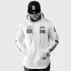 Ride Rich Premium Collection RR GP Scoop Pullover Hoodie {White}