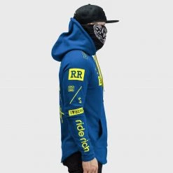 Ride Rich RR GP Scoop Pullover Hoodie {Blue}