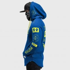 Ride Rich RR GP Scoop Pullover Hoodie {Blue}
