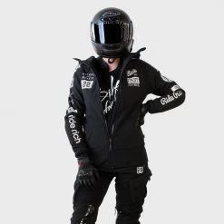 Ride Rich Armoured Collection Women's Regency™ Armoured Softshell Hooded Jacket {RR GP}