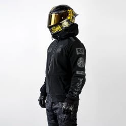 Ride Rich Regency™ Armoured Softshell Hooded Jacket {RR GP} Armoured Collection