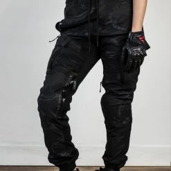 Ride Rich Armoured Collection Unit 16™ Armoured Softshell Cargo Joggers {Camo}