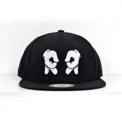 Ride Rich Accessories Rep Life On Two Snapback {White On Black}
