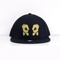 Ride Rich Rep Life On Two Snapback/Strapback {Gold On Black} Accessories