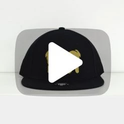 Ride Rich Rep Life On Two Snapback/Strapback {Gold On Black} Accessories