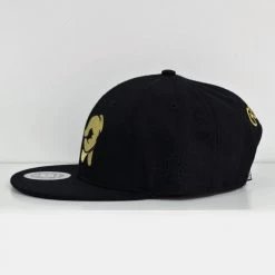 Ride Rich Rep Life On Two Snapback/Strapback {Gold On Black} Accessories
