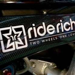 Ride Rich Vinyl Sticker {Black Outline} Vinyl Decals & Stickers