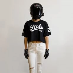 Ride Rich RR Squad Crop Tee {Black}