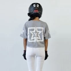 Ride Rich RR Squad Crop Tee {Heather Grey}