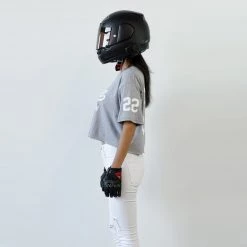 Ride Rich RR Squad Crop Tee {Heather Grey}