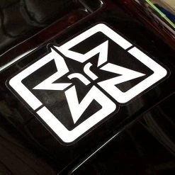 Ride Rich Emblem Vinyl Sticker {Black Outline}