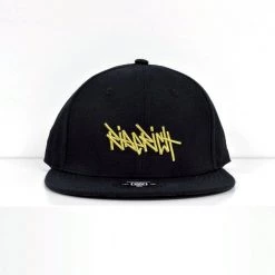 Ride Rich Accessories RR Tag Snapback/Strapback {Gold On Black}