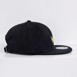 Ride Rich Accessories RR Tag Snapback/Strapback {Gold On Black}