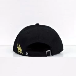 Ride Rich Accessories RR Tag Snapback/Strapback {Gold On Black}